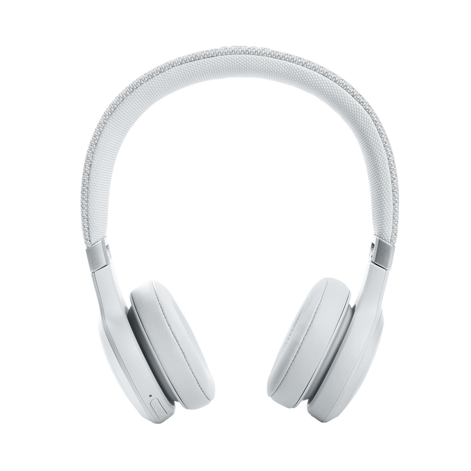 JBL Live 460NC - White - Wireless on-ear NC headphones - Front image number null